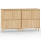 vidaXL Aparadores 2 uds madera contrachapada roble Sonoma 60x35x70 cm vidaXL Aparadores 2 uds madera contrachapada roble Sonoma 60x35x70 cm