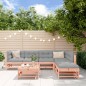 vidaXL Juego de muebles jardín 7 pzas y cojines madera abeto Douglas vidaXL Juego de muebles jardín 7 pzas y cojines madera abeto Douglas