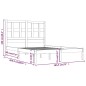 vidaXL Estructura de cama madera maciza de pino 180x200 cm vidaXL Estructura de cama madera maciza de pino 180x200 cm