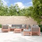 vidaXL Juego de muebles jardín 10 pzas y cojines madera abeto Douglas vidaXL Juego de muebles jardín 10 pzas y cojines madera abeto Douglas