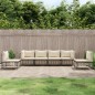 vidaXL Juego de muebles de jardín 6 pzas y cojines ratán PE antracita vidaXL Juego de muebles de jardín 6 pzas y cojines ratán PE antracita