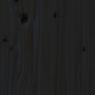vidaXL Estructura de cama de madera maciza de pino negro 200x200 cm