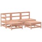 vidaXL Juego de muebles jardín 5 pzas y cojines madera abeto Douglas vidaXL Juego de muebles jardín 5 pzas y cojines madera abeto Douglas