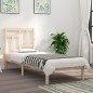 vidaXL Estructura de cama de madera maciza de pino 90x200 cm vidaXL Estructura de cama de madera maciza de pino 90x200 cm
