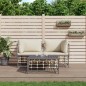 vidaXL Juego de muebles de jardín 3 pzas cojines antracita ratán PE vidaXL Juego de muebles de jardín 3 pzas cojines antracita ratán PE