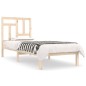 vidaXL Estructura de cama de madera maciza de pino 90x200 cm vidaXL Estructura de cama de madera maciza de pino 90x200 cm