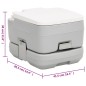vidaXL Juego de inodoro con lavabo portátil para camping vidaXL Juego de inodoro con lavabo portátil para camping