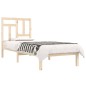 vidaXL Estructura de cama de madera maciza de pino 90x200 cm vidaXL Estructura de cama de madera maciza de pino 90x200 cm