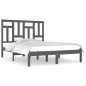 vidaXL Estructura de cama madera maciza de pino gris 120x200 cm vidaXL Estructura de cama madera maciza de pino gris 120x200 cm