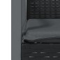 vidaXL Juego comedor jardín 7 piezas y cojines ratán sintético y acero vidaXL Juego comedor jardín 7 piezas y cojines ratán sintético y acero