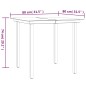 vidaXL Juego comedor jardín 5 piezas y cojines ratán sintético y acero vidaXL Juego comedor jardín 5 piezas y cojines ratán sintético y acero