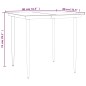 vidaXL Juego de comedor para jardín 3 piezas ratán sintético y acero vidaXL Juego de comedor para jardín 3 piezas ratán sintético y acero