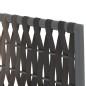 vidaXL Juego comedor jardín 9 piezas y cojines ratán sintético y acero vidaXL Juego comedor jardín 9 piezas y cojines ratán sintético y acero