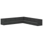 vidaXL Set de muebles de jardín 9 pzas y cojines ratán sintético negro vidaXL Set de muebles de jardín 9 pzas y cojines ratán sintético negro