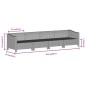 vidaXL Set de muebles de jardín 11 pzas y cojines ratán sintético gris vidaXL Set de muebles de jardín 11 pzas y cojines ratán sintético gris