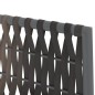 vidaXL Juego comedor jardín 5 piezas y cojines ratán sintético y acero vidaXL Juego comedor jardín 5 piezas y cojines ratán sintético y acero
