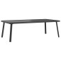 vidaXL Juego de muebles de jardín 2 piezas acero gris antracita vidaXL Juego de muebles de jardín 2 piezas acero gris antracita