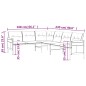 vidaXL Juego de muebles de jardín 2 piezas acero gris antracita vidaXL Juego de muebles de jardín 2 piezas acero gris antracita