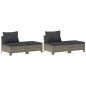 vidaXL Set de muebles de jardín 8 pzas y cojines ratán sintético gris vidaXL Set de muebles de jardín 8 pzas y cojines ratán sintético gris