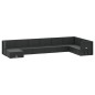 vidaXL Set de muebles de jardín 9 pzas y cojines ratán sintético negro vidaXL Set de muebles de jardín 9 pzas y cojines ratán sintético negro