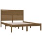 vidaXL Estructura de cama madera maciza de pino marrón miel 120x200 cm vidaXL Estructura de cama madera maciza de pino marrón miel 120x200 cm
