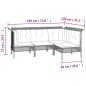 vidaXL Set de muebles de jardín 8 pzas y cojines ratán sintético gris vidaXL Set de muebles de jardín 8 pzas y cojines ratán sintético gris