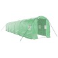 vidaXL Invernadero con estructura de acero verde 24 m² 12x2x2 m vidaXL Invernadero con estructura de acero verde 24 m² 12x2x2 m