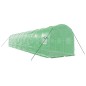 vidaXL Invernadero con estructura de acero verde 24 m² 12x2x2 m vidaXL Invernadero con estructura de acero verde 24 m² 12x2x2 m