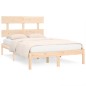 vidaXL Estructura de cama de madera maciza 140x200 cm vidaXL Estructura de cama de madera maciza 140x200 cm