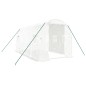 vidaXL Invernadero con estructura de acero blanco 8 m² 4x2x2 m vidaXL Invernadero con estructura de acero blanco 8 m² 4x2x2 m