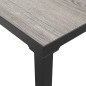 vidaXL Juego de muebles jardín 3 pzas ratán sintético negro y gris vidaXL Juego de muebles jardín 3 pzas ratán sintético negro y gris