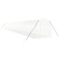 vidaXL Invernadero con estructura de acero blanco 36 m² 18x2x2 m vidaXL Invernadero con estructura de acero blanco 36 m² 18x2x2 m