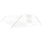 vidaXL Invernadero con estructura de acero blanco 40 m² 10x4x2 m vidaXL Invernadero con estructura de acero blanco 40 m² 10x4x2 m