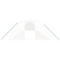 vidaXL Invernadero con estructura de acero blanco 40 m² 10x4x2 m vidaXL Invernadero con estructura de acero blanco 40 m² 10x4x2 m