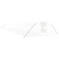 vidaXL Invernadero con estructura de acero blanco 80 m² 20x4x2 m vidaXL Invernadero con estructura de acero blanco 80 m² 20x4x2 m