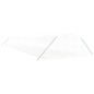vidaXL Invernadero con estructura de acero blanco 80 m² 20x4x2 m vidaXL Invernadero con estructura de acero blanco 80 m² 20x4x2 m