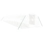 vidaXL Invernadero con estructura de acero blanco 48 m² 16x3x2 m vidaXL Invernadero con estructura de acero blanco 48 m² 16x3x2 m