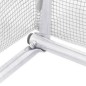 vidaXL Invernadero con estructura de acero blanco 48 m² 16x3x2 m vidaXL Invernadero con estructura de acero blanco 48 m² 16x3x2 m