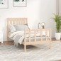 vidaXL Estructura de cama con cabecero madera maciza de pino 90x200 cm