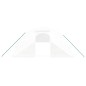 vidaXL Invernadero con estructura de acero blanco 56 m² 14x4x2 m vidaXL Invernadero con estructura de acero blanco 56 m² 14x4x2 m