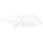 vidaXL Invernadero con estructura de acero blanco 56 m² 14x4x2 m vidaXL Invernadero con estructura de acero blanco 56 m² 14x4x2 m
