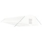 vidaXL Invernadero con estructura de acero blanco 144 m² 24x6x2,85 m