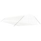 vidaXL Invernadero con estructura de acero blanco 144 m² 24x6x2,85 m