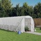 vidaXL Invernadero con estructura de acero blanco 44 m² 22x2x2 m vidaXL Invernadero con estructura de acero blanco 44 m² 22x2x2 m