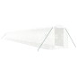 vidaXL Invernadero con estructura de acero blanco 44 m² 22x2x2 m vidaXL Invernadero con estructura de acero blanco 44 m² 22x2x2 m
