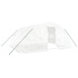 vidaXL Invernadero con estructura de acero blanco 20 m² 5x4x2,3 m vidaXL Invernadero con estructura de acero blanco 20 m² 5x4x2,3 m