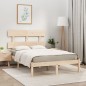 vidaXL Estructura de cama madera maciza 150x200 cm vidaXL Estructura de cama madera maciza 150x200 cm
