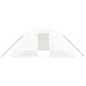vidaXL Invernadero con estructura de acero blanco 20 m² 5x4x2,3 m vidaXL Invernadero con estructura de acero blanco 20 m² 5x4x2,3 m