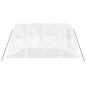 vidaXL Invernadero con estructura de acero blanco 20 m² 5x4x2,3 m vidaXL Invernadero con estructura de acero blanco 20 m² 5x4x2,3 m