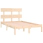 vidaXL Estructura de cama madera maciza 150x200 cm vidaXL Estructura de cama madera maciza 150x200 cm